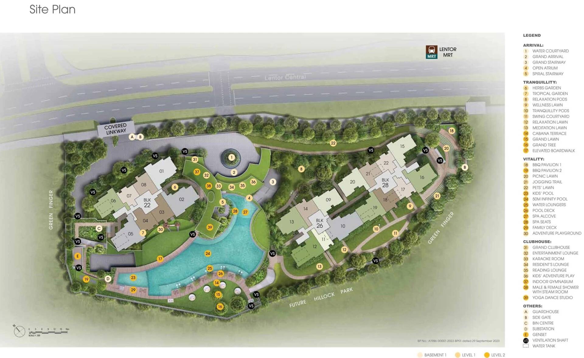 Hillock Green siteplan